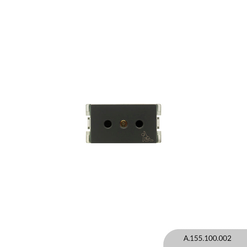 MÓDULO ATENEA TOMA 2P+T C/SEGURO 10A