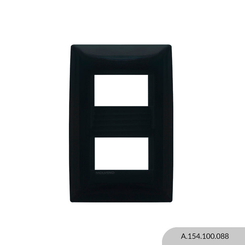 PLAQUETA ATENEA C/BAST. 2 MÓDULOS