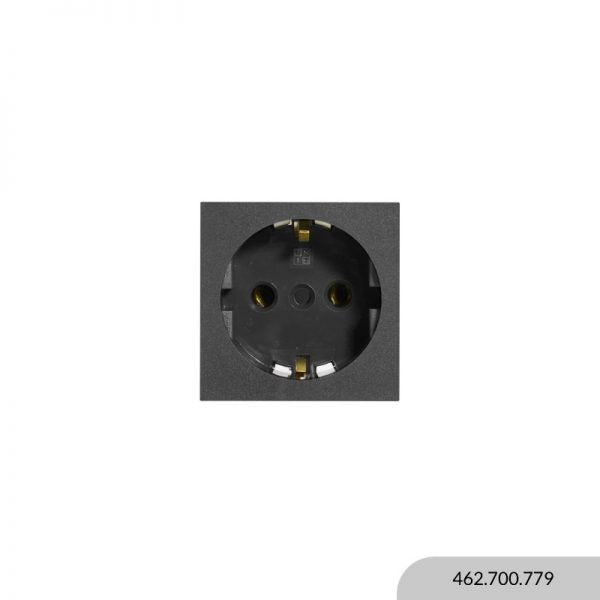 MÓDULO REGGIO SCHUKO 2P+T LAT. Y CENTRAL 16A