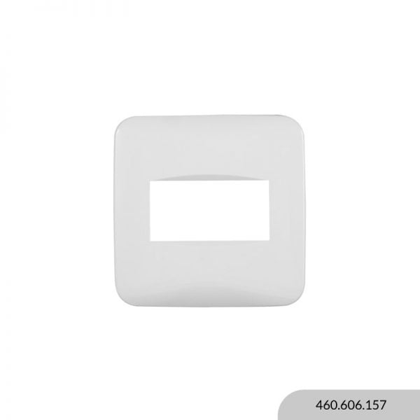 PLAQUETA MINI REGGIO C/BAST. 1 MÓDULO