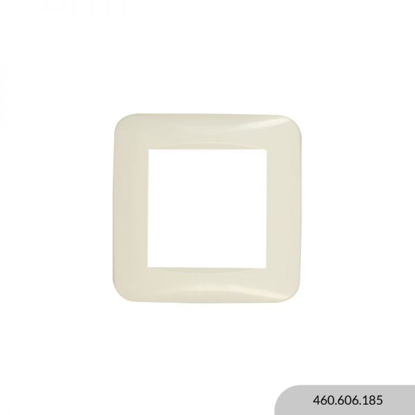 PLAQUETA MINI REGGIO C/BAST. 2 MÓDULOS