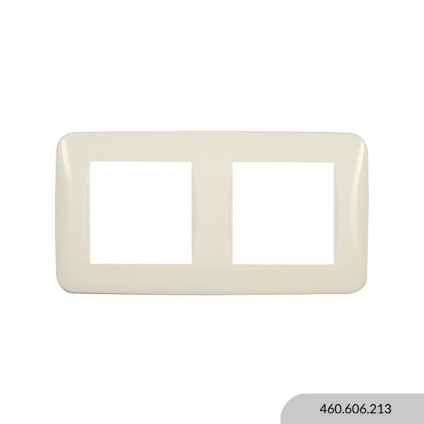 PLAQUETA MINI REGGIO C/BAST. 2+2 MÓDULOS