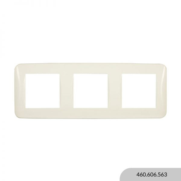 PLAQUETA MINI REGGIO C/BAST. 2+2+2 MÓDULOS