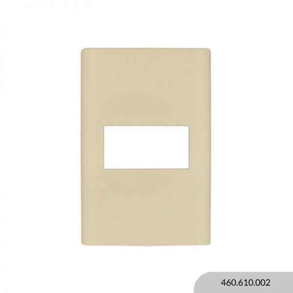 PLAQUETA REGGIO UP C/BAST. 1 MÓDULO