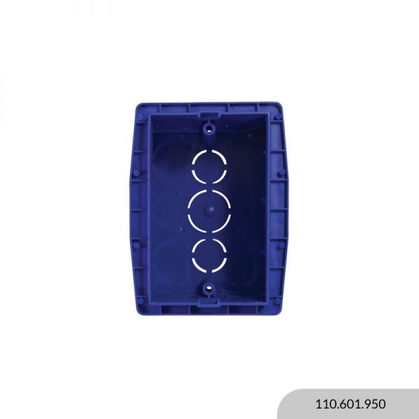CAJA LLANA 3 MOD AUTORROSCANTE S/GRAMPA AZUL