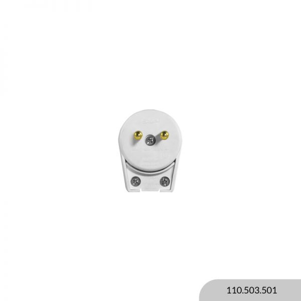 FICHA 2P 90º 10A 130/250V REDONDA