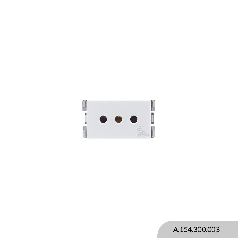 MÓDULO ATENEA TOMA 2P+T C/SEGURO 10A